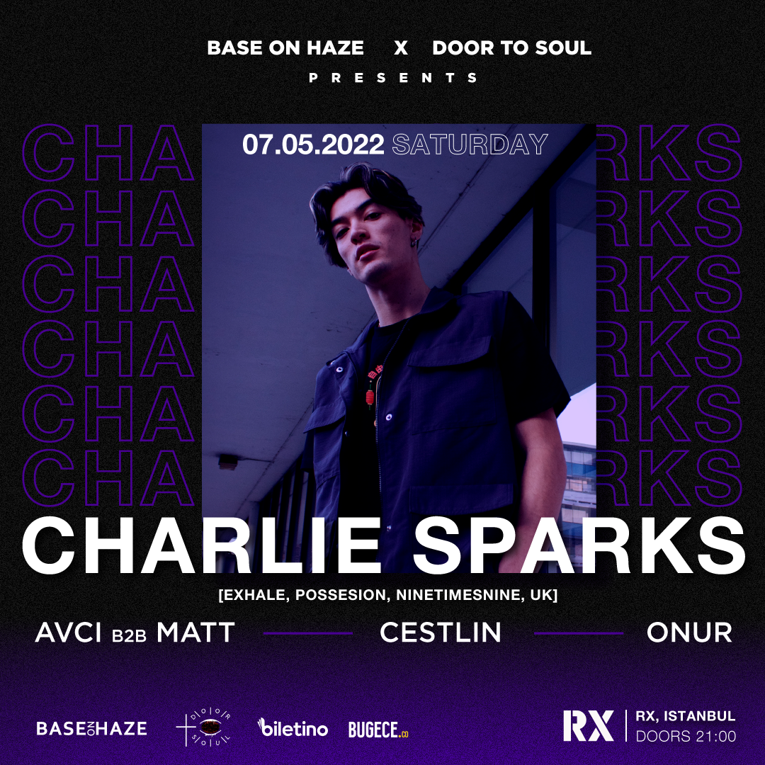 Charlie Sparks, Base On Haze x Door To Soul presents - Página frontal