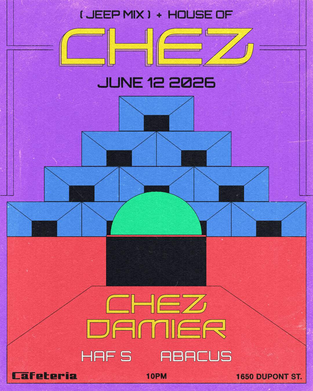 (JEEP MIX): Chez Damier at Cafeteria, Toronto
