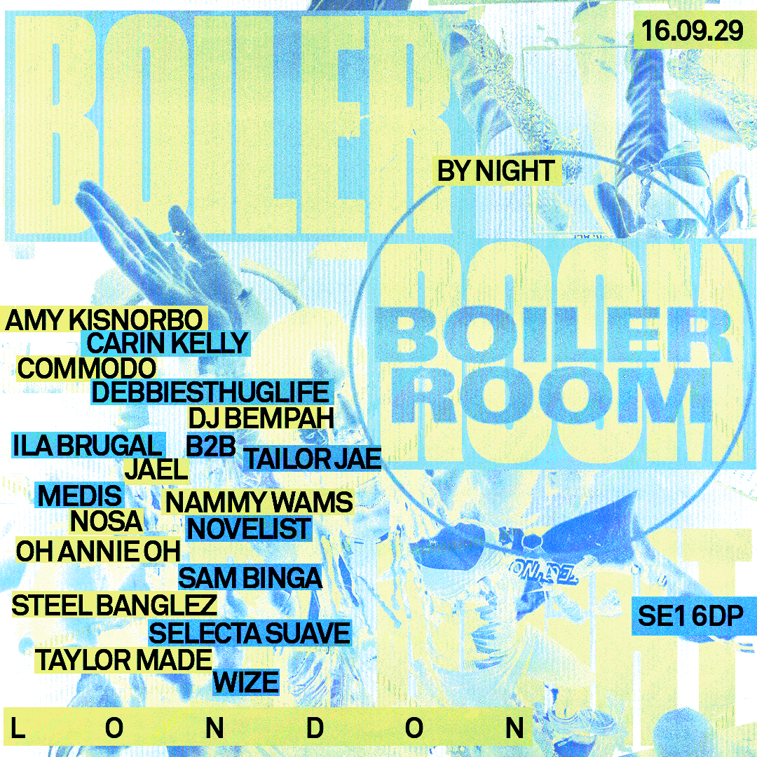 Boiler Room: By Night - フライヤー表