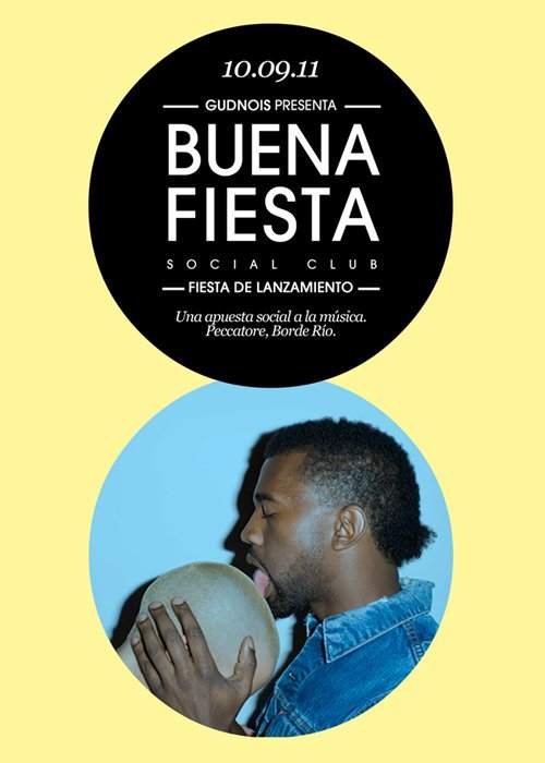 Gudnois presents Buena Fiesta Launch Party - フライヤー表