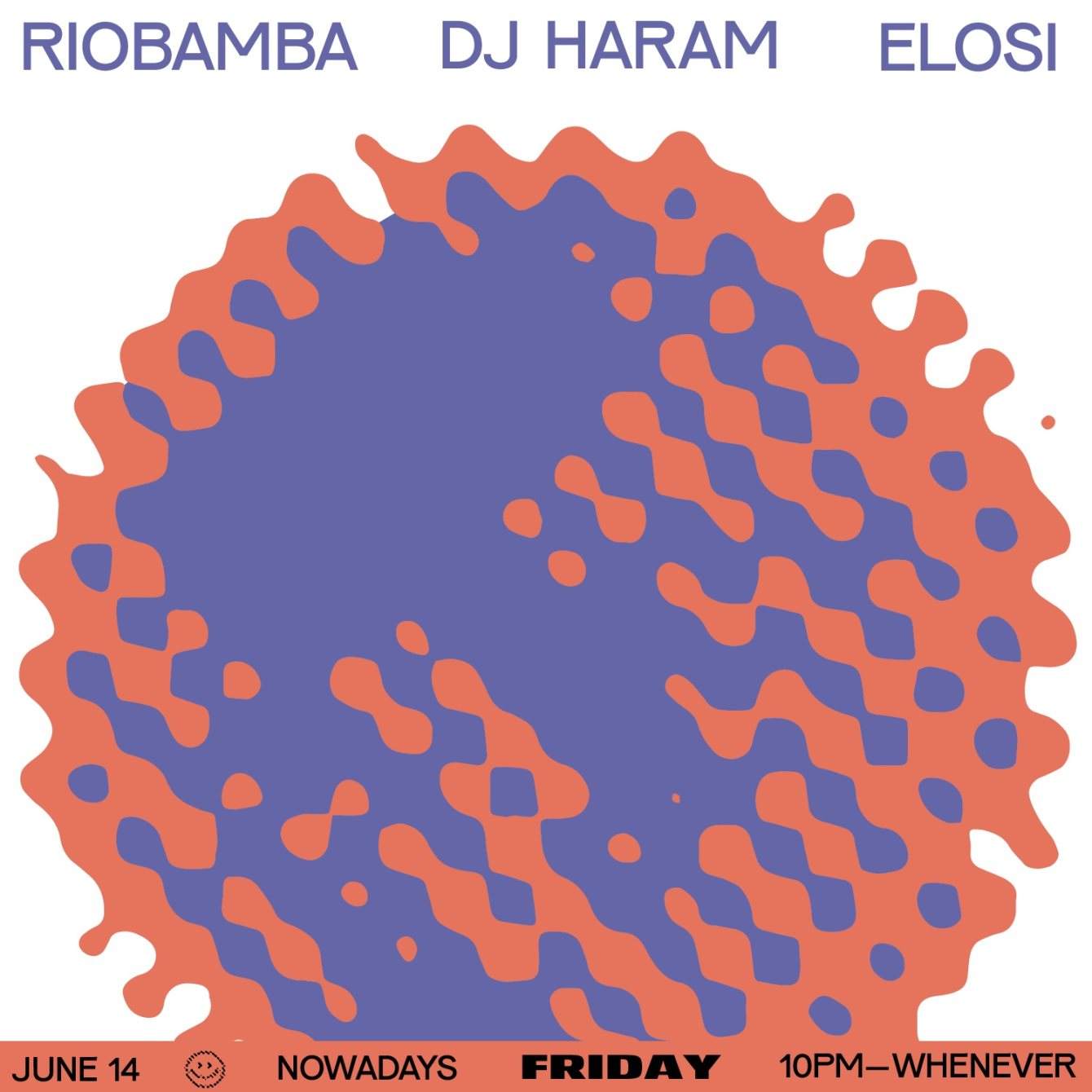 Friday: Riobamba, DJ Haram and Elosi - Página trasera