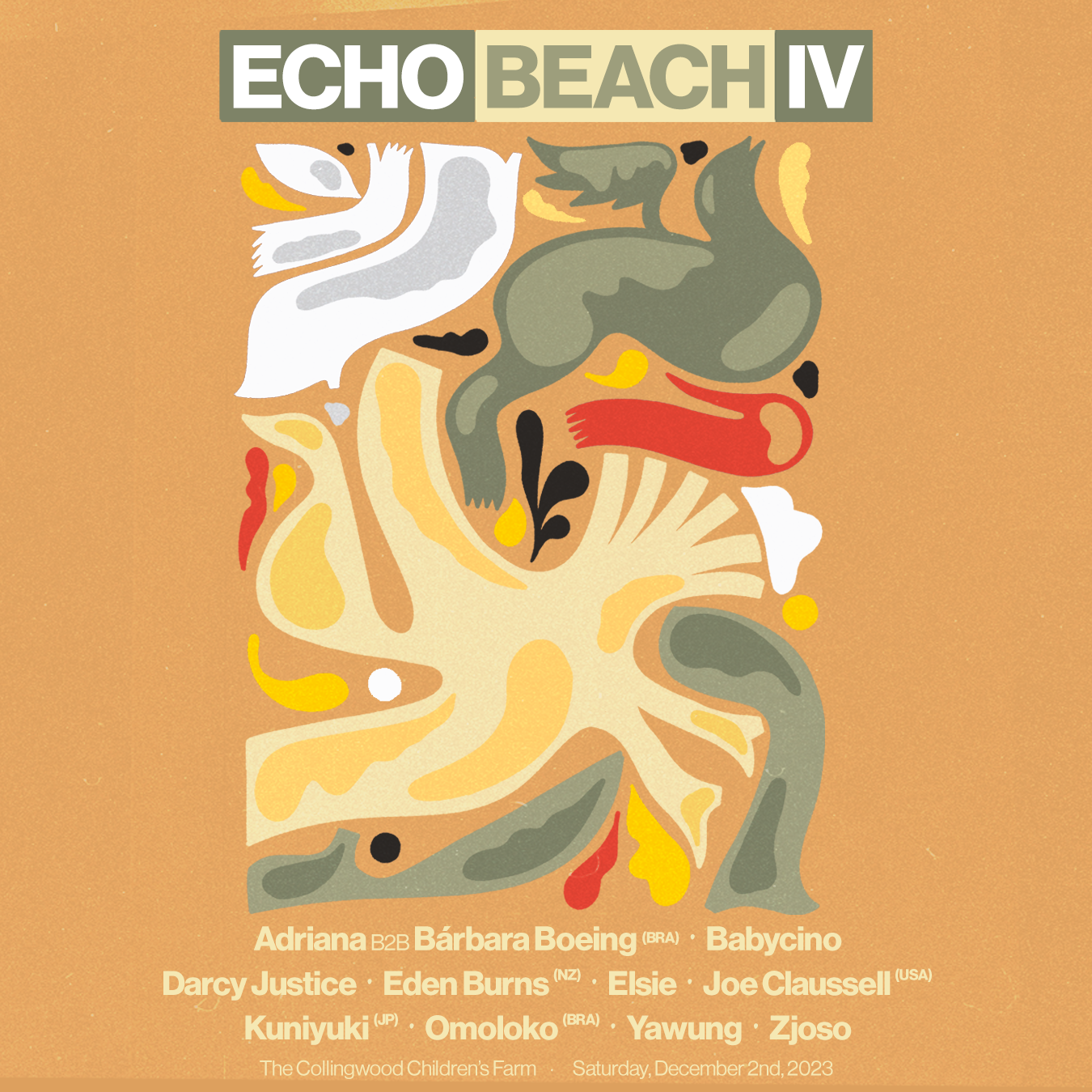 Echo Beach IV - フライヤー表