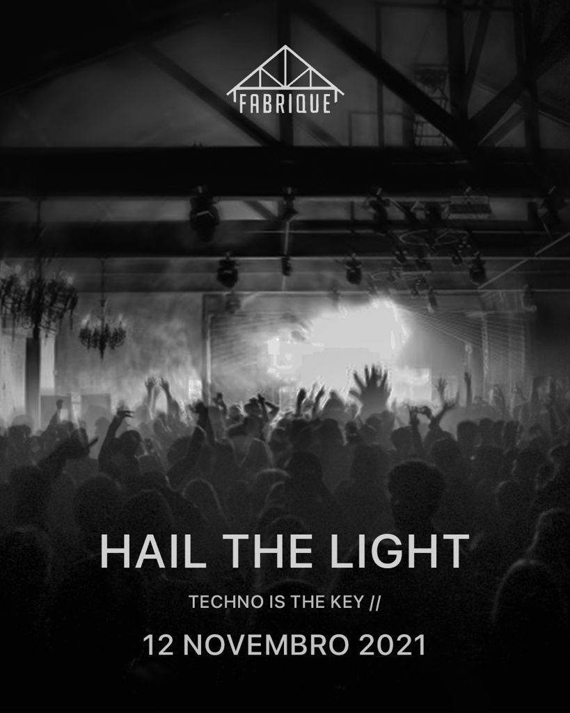 Hail the Light - Techno is the key - フライヤー裏