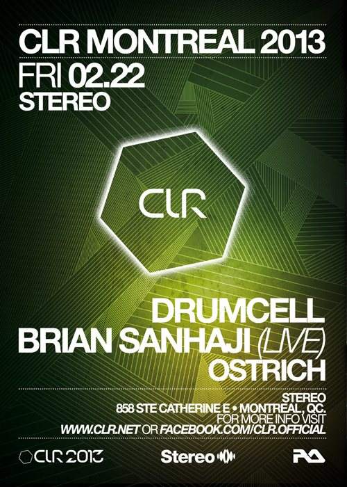 CLR: Brian Sanhaji - Drumcell - Ostrich - Página frontal