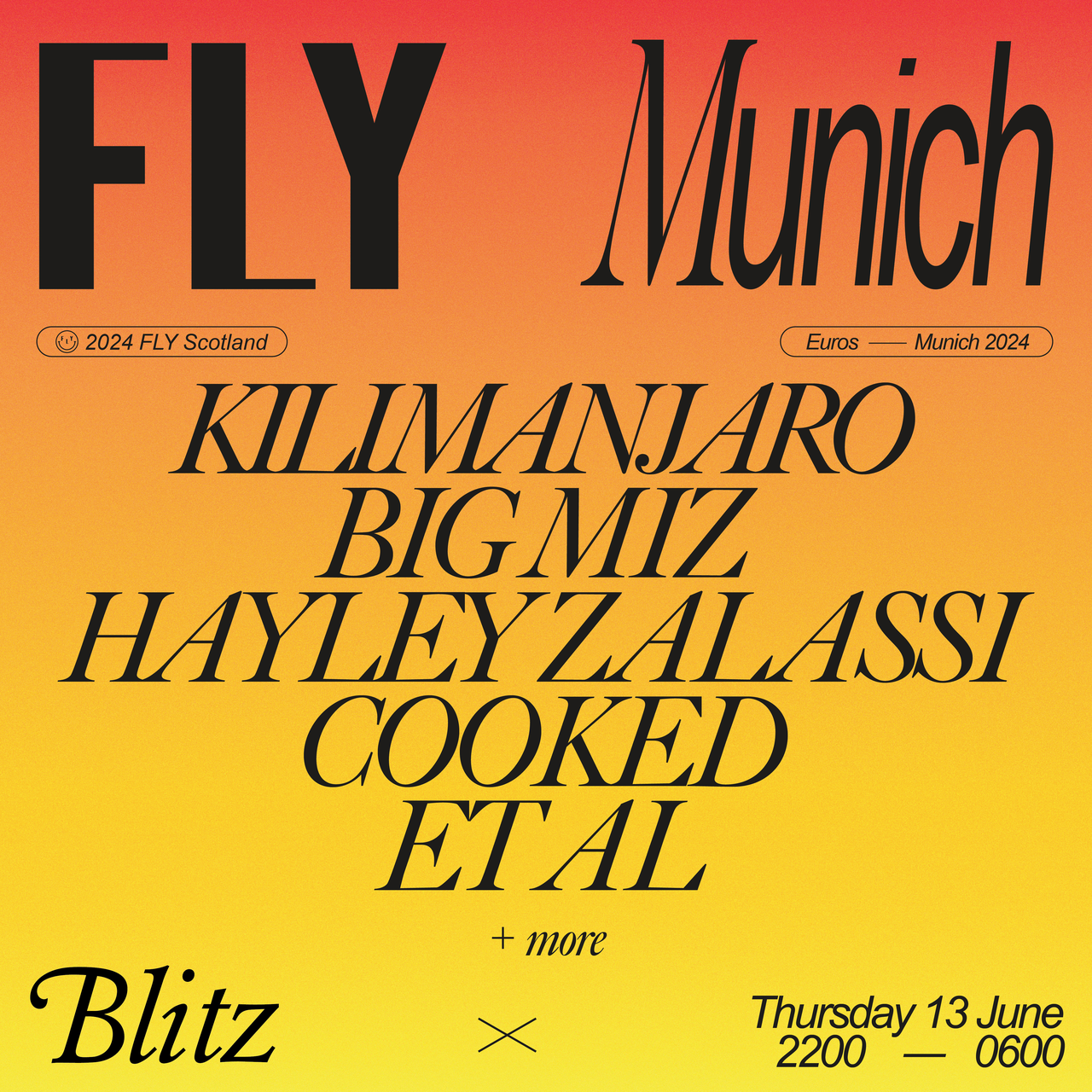 FLY Munich x BLITZ Club - Página trasera