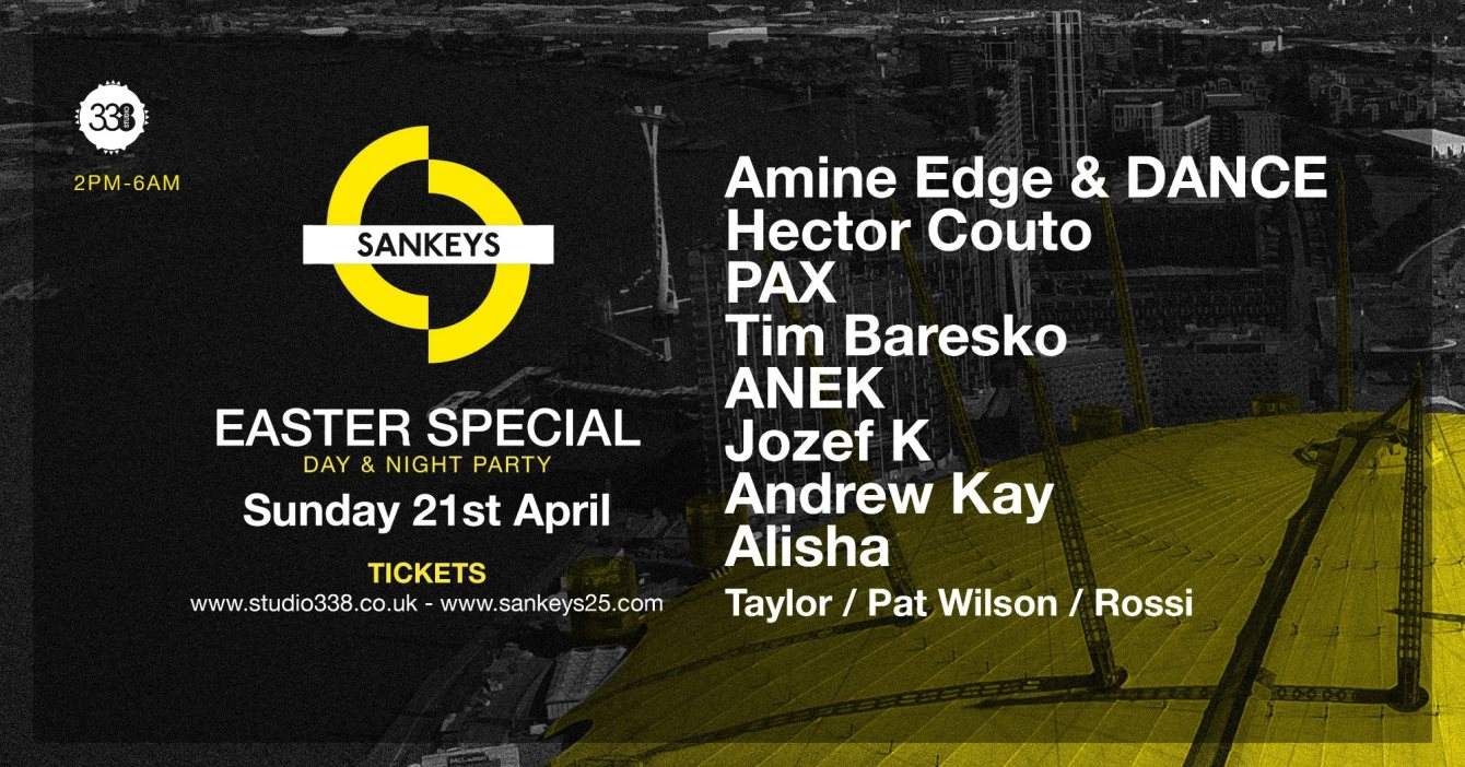 Sold Out - Sankeys25: London - Easter Special - Day & Night Party (16 Hours) - Página frontal