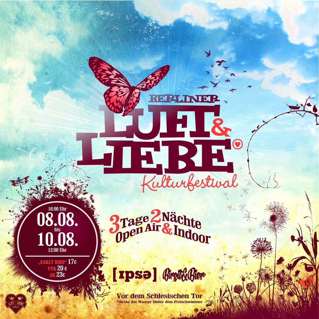 Berliner Luft & Liebe 2015 Festival - Sunday - フライヤー表