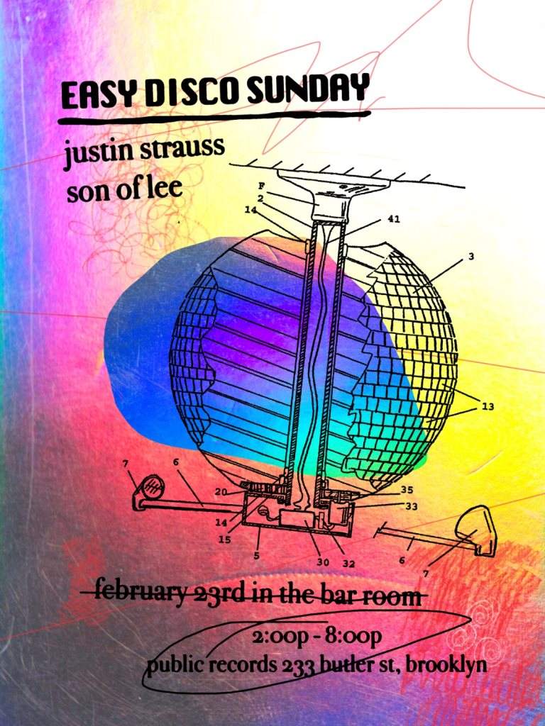 Easy Disco Sunday Vol. 1 - フライヤー表
