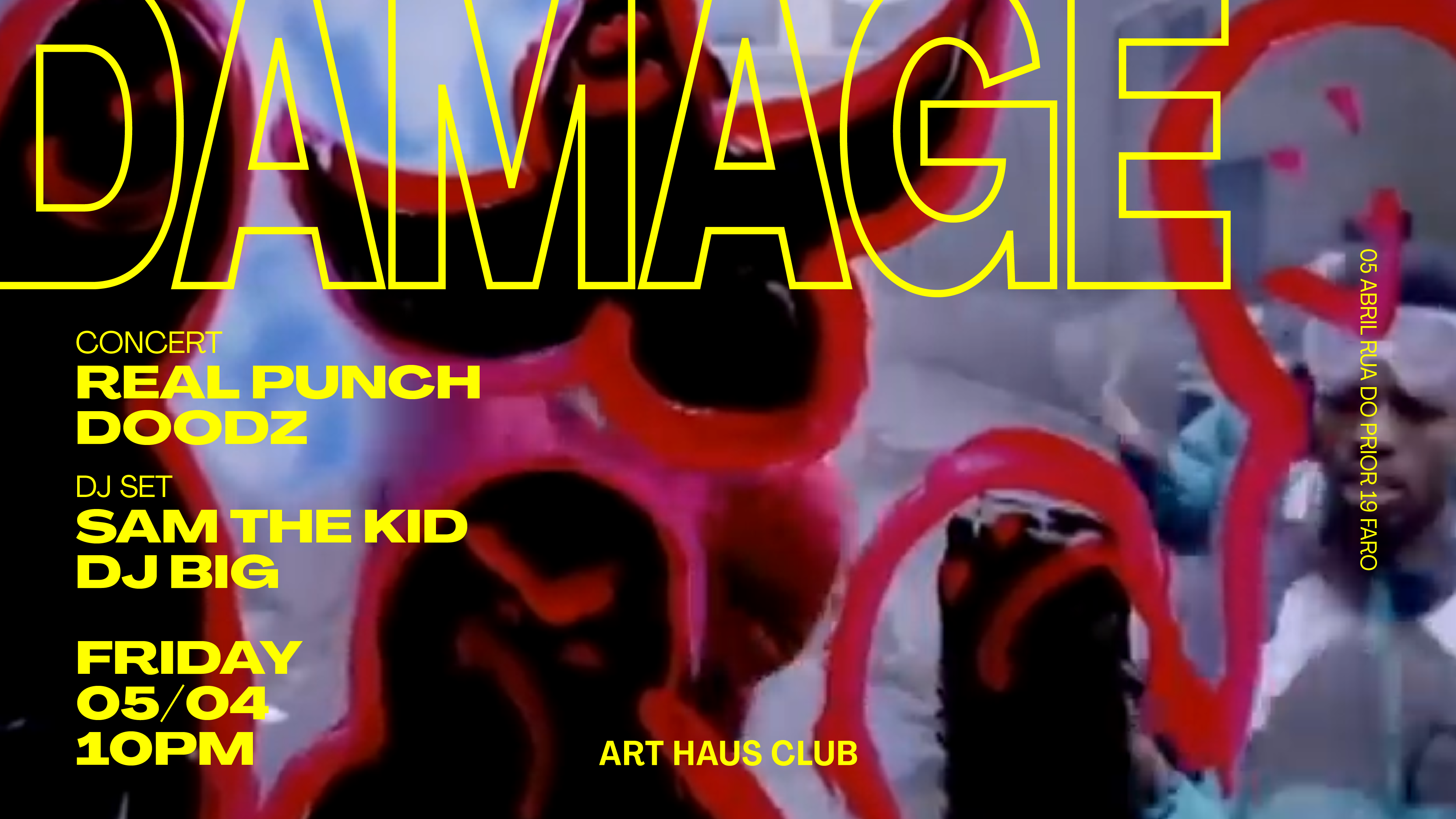 Damage - Art Haus Club - フライヤー表