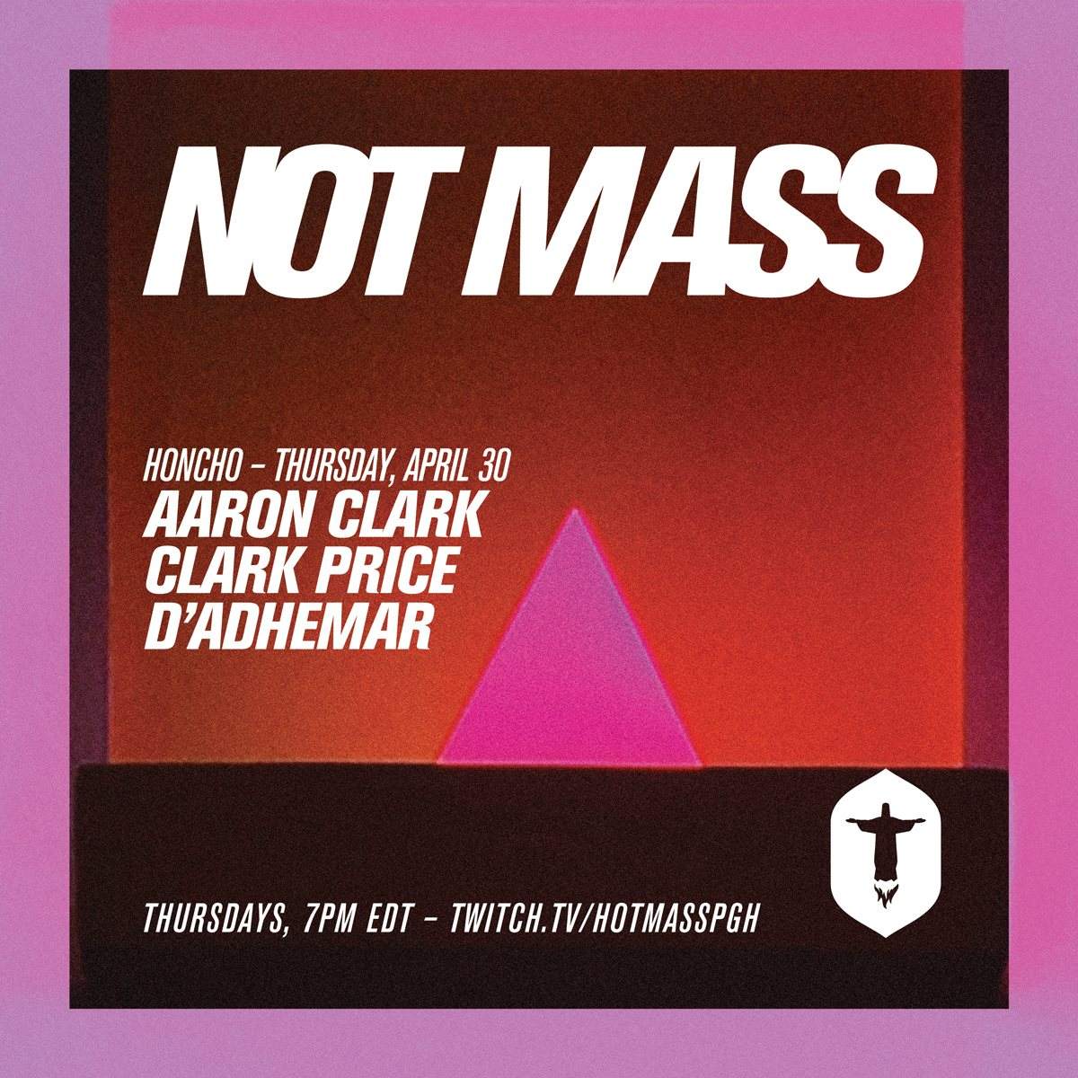 Not Mass: Live Online with Honcho - Página frontal
