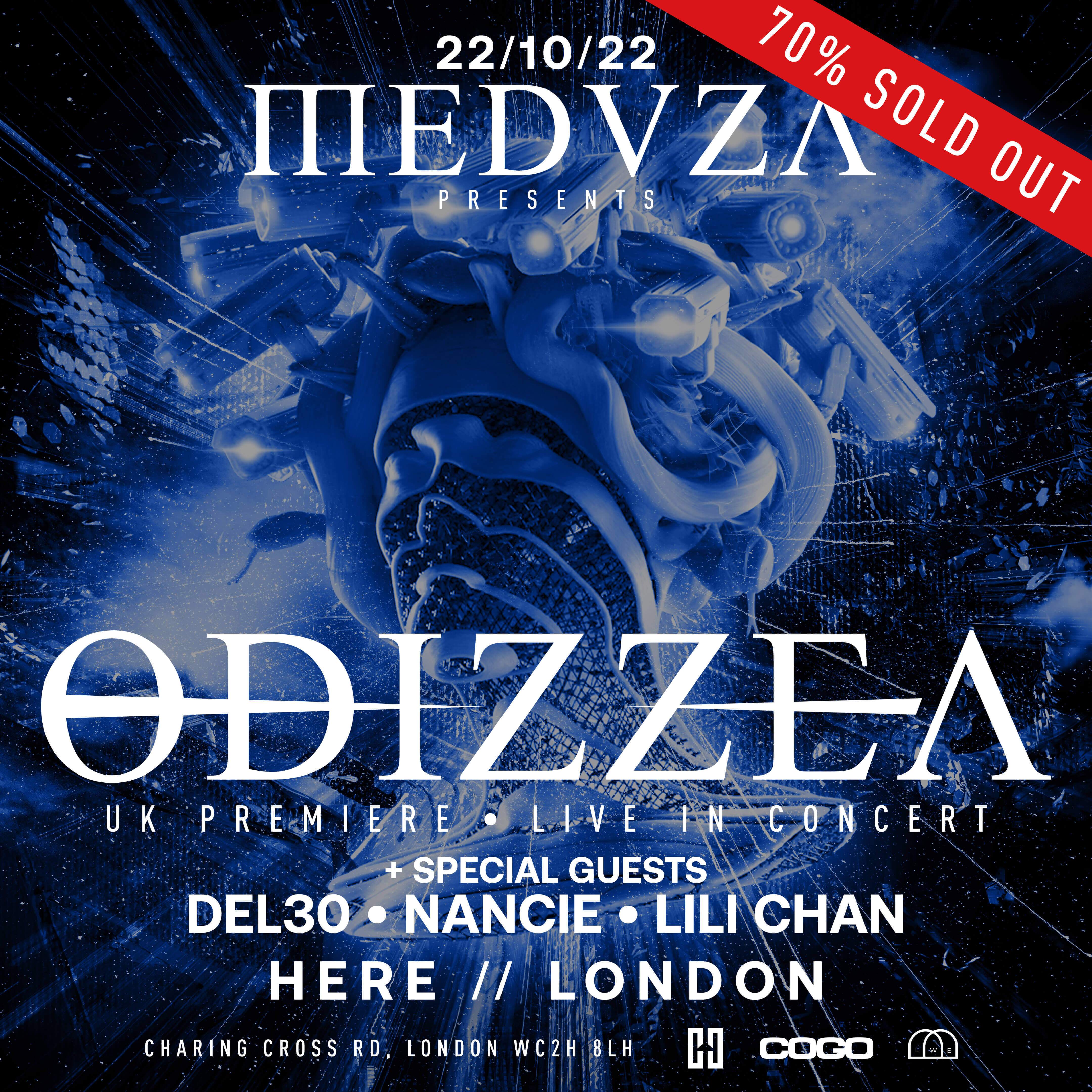 Meduza (Live): ODIZZEA - UK premiere - フライヤー裏