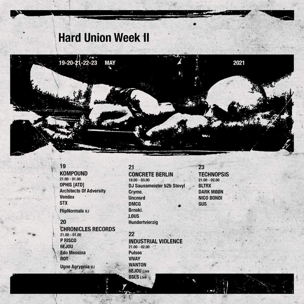 Hard Union Week II [Online Festival] - Página trasera
