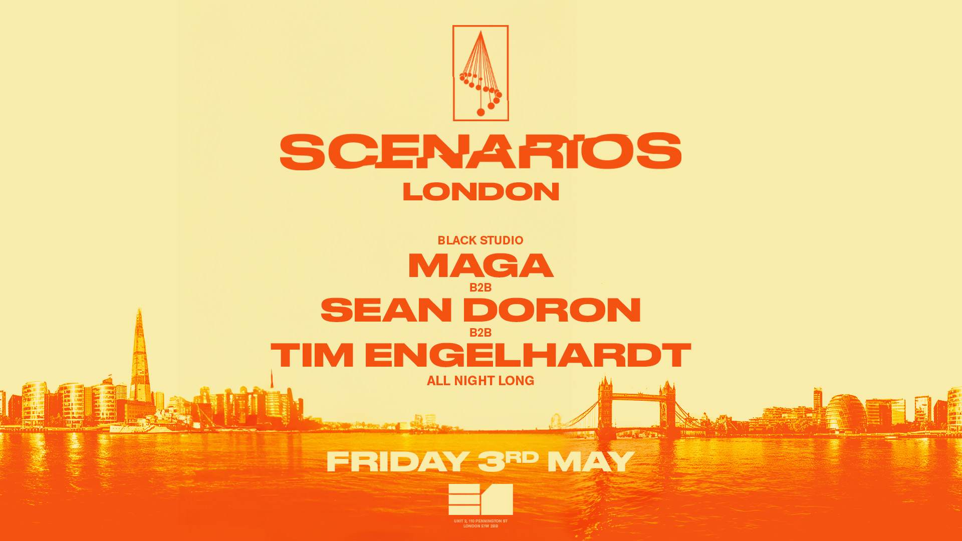 Scenarios London: MAGA, Sean Doron, Tim Engelhardt (All Night Long)  - Página frontal