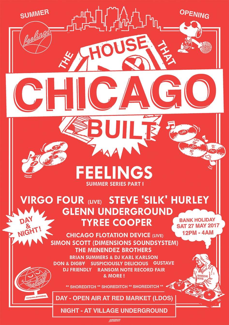 feelings Day & Night Summer Opening: The House That Chicago Built - Página frontal