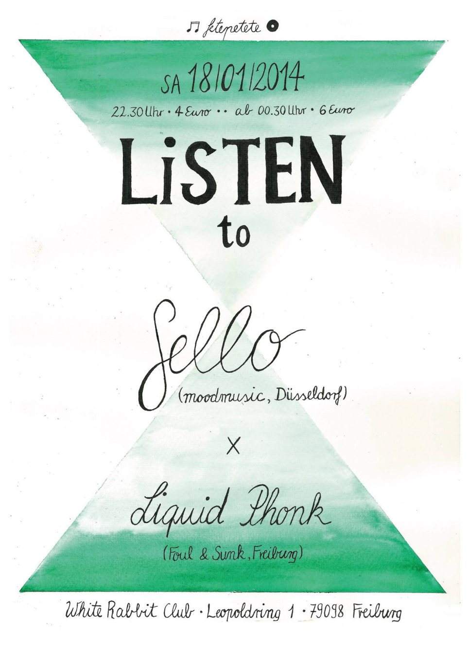 Listen To: Sello x Liquid Phonk - Página frontal