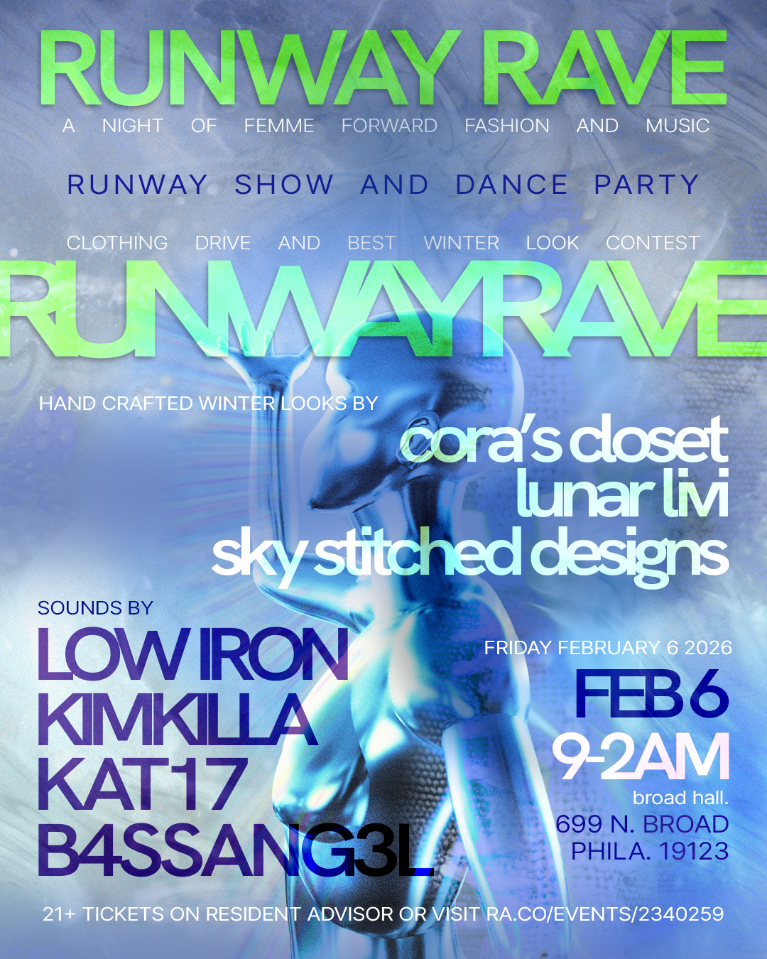 RUNWAY RAVE at broad hall., Philadelphia