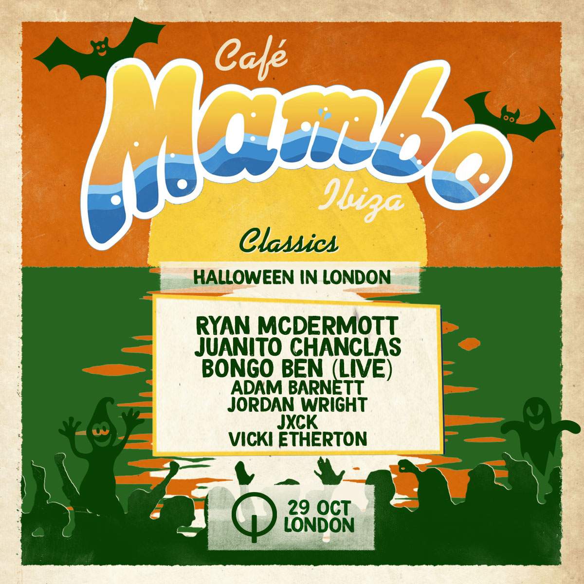 Cafe Mambo Ibiza Classics Halloween in London - フライヤー表