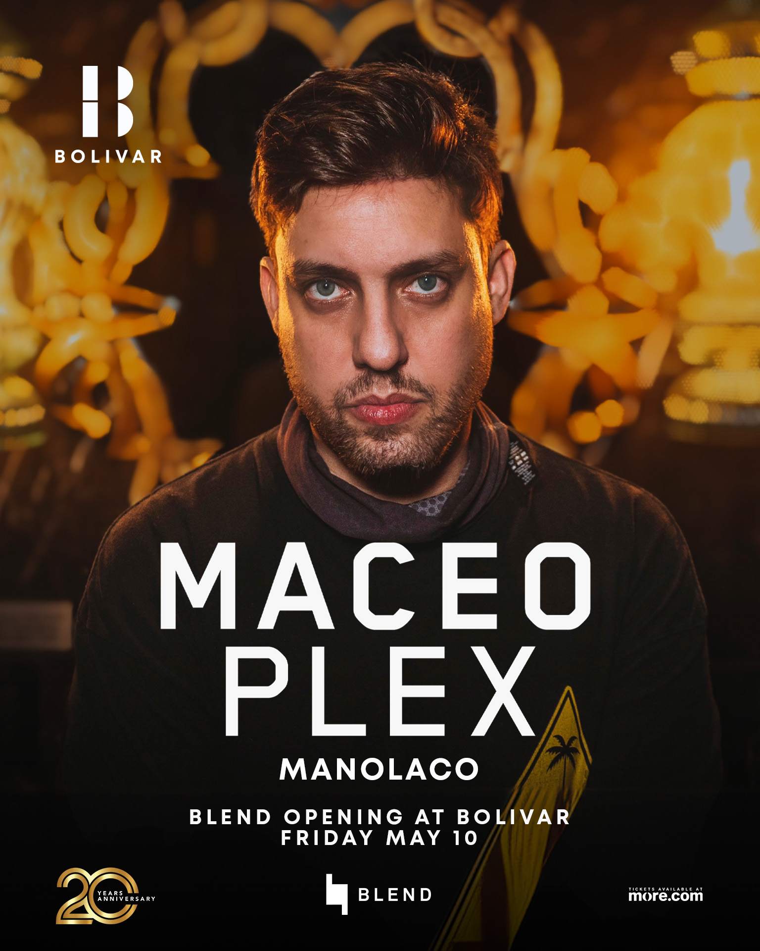 Blend Opening with Maceo Plex I Fri May 10 bei Bolivar Beach Bar, Athens