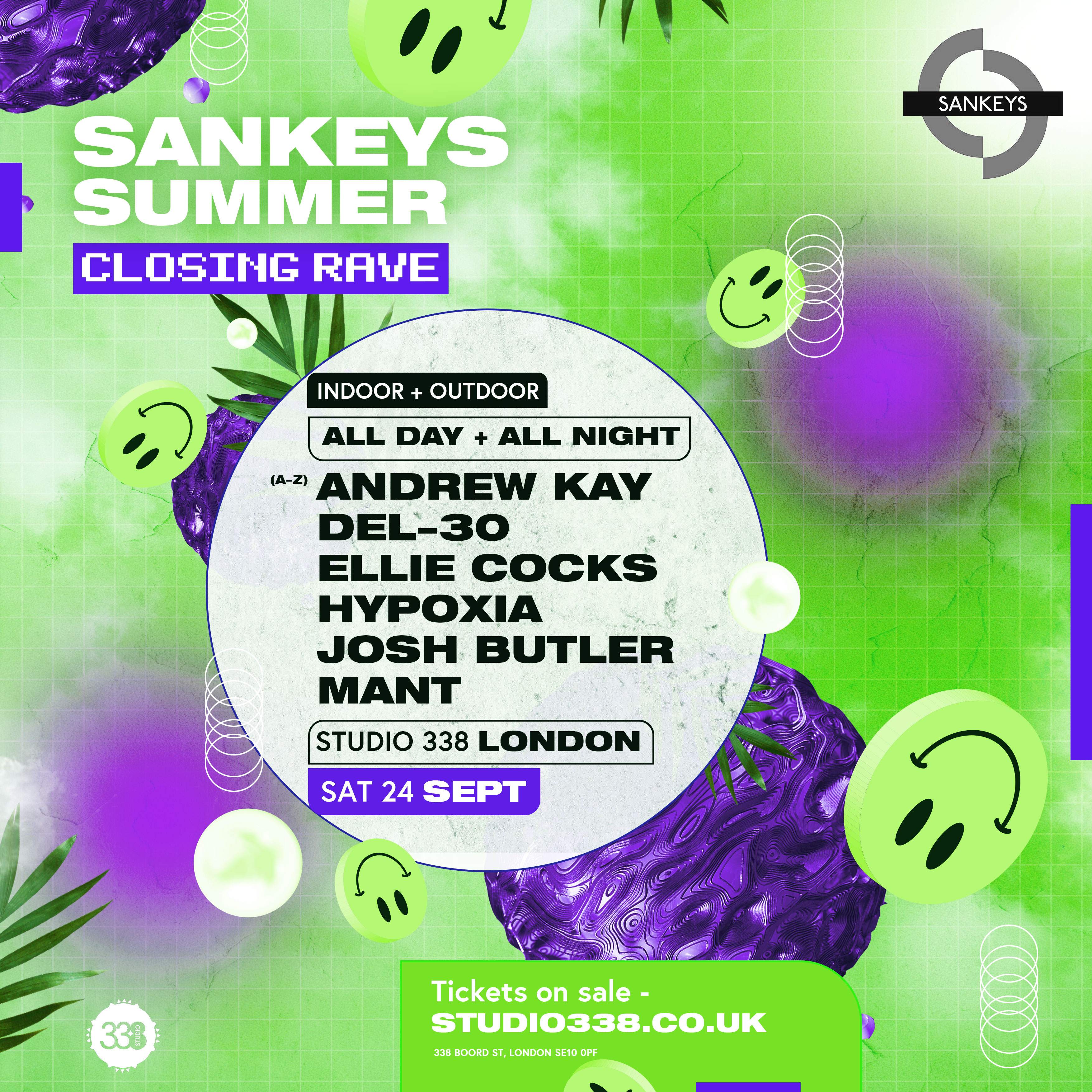 SANKEYS SUMMER CLOSING: GARDEN CLOSING a Studio 338, London