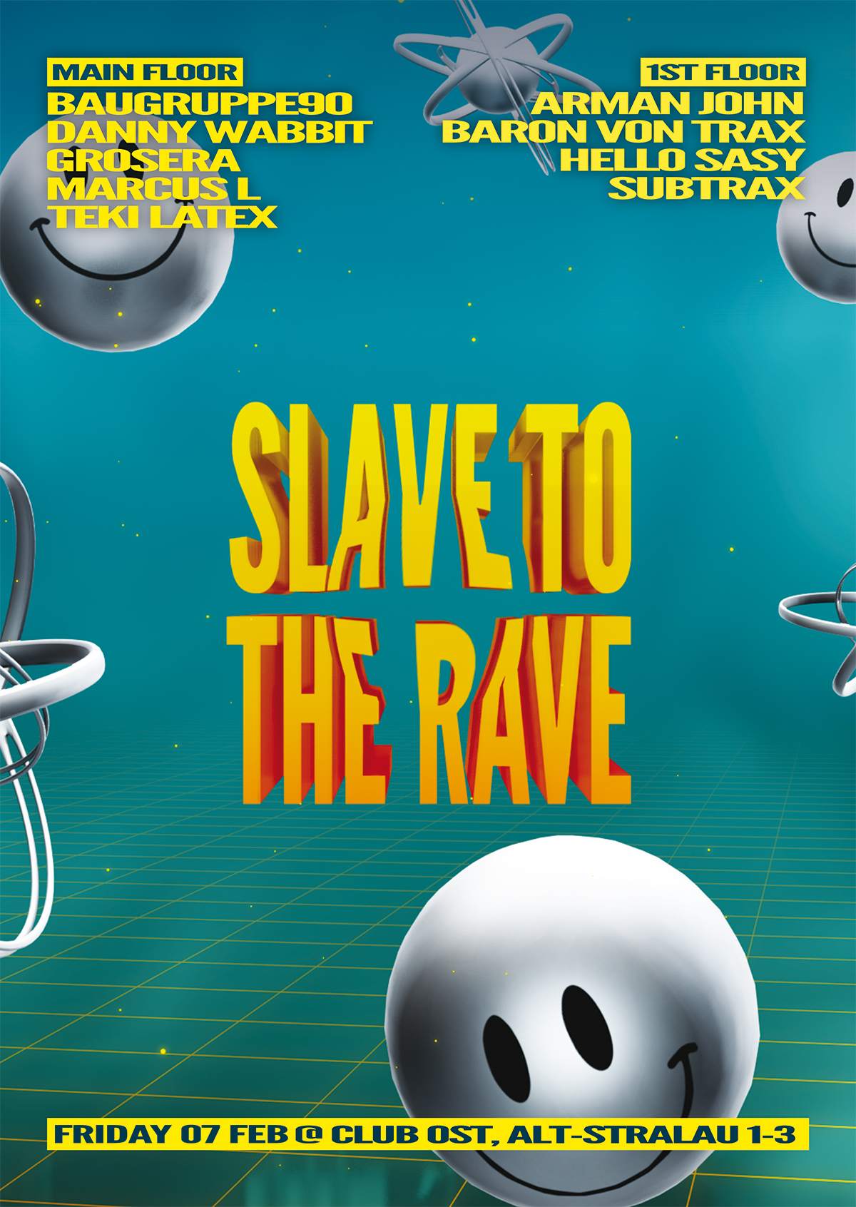 Slave To The Rave 35 with Baugruppe90, Danny Wabbit, Marcus L, Teki ...