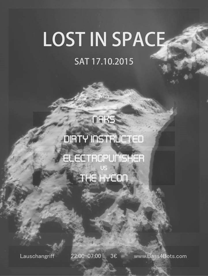 Lost In Space - フライヤー表