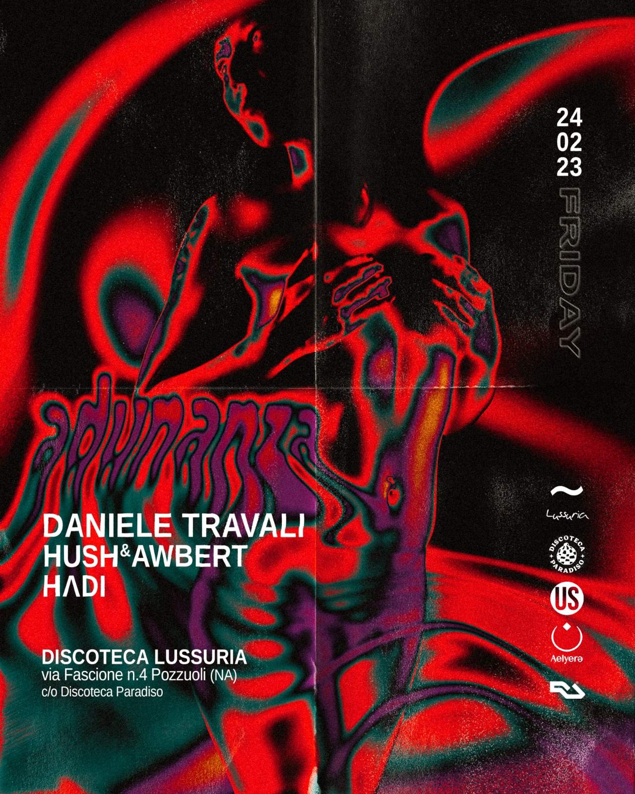 ADUNANZA ~ 19 • Daniele Travali + Hush & Awbert + HΛDI - Página frontal