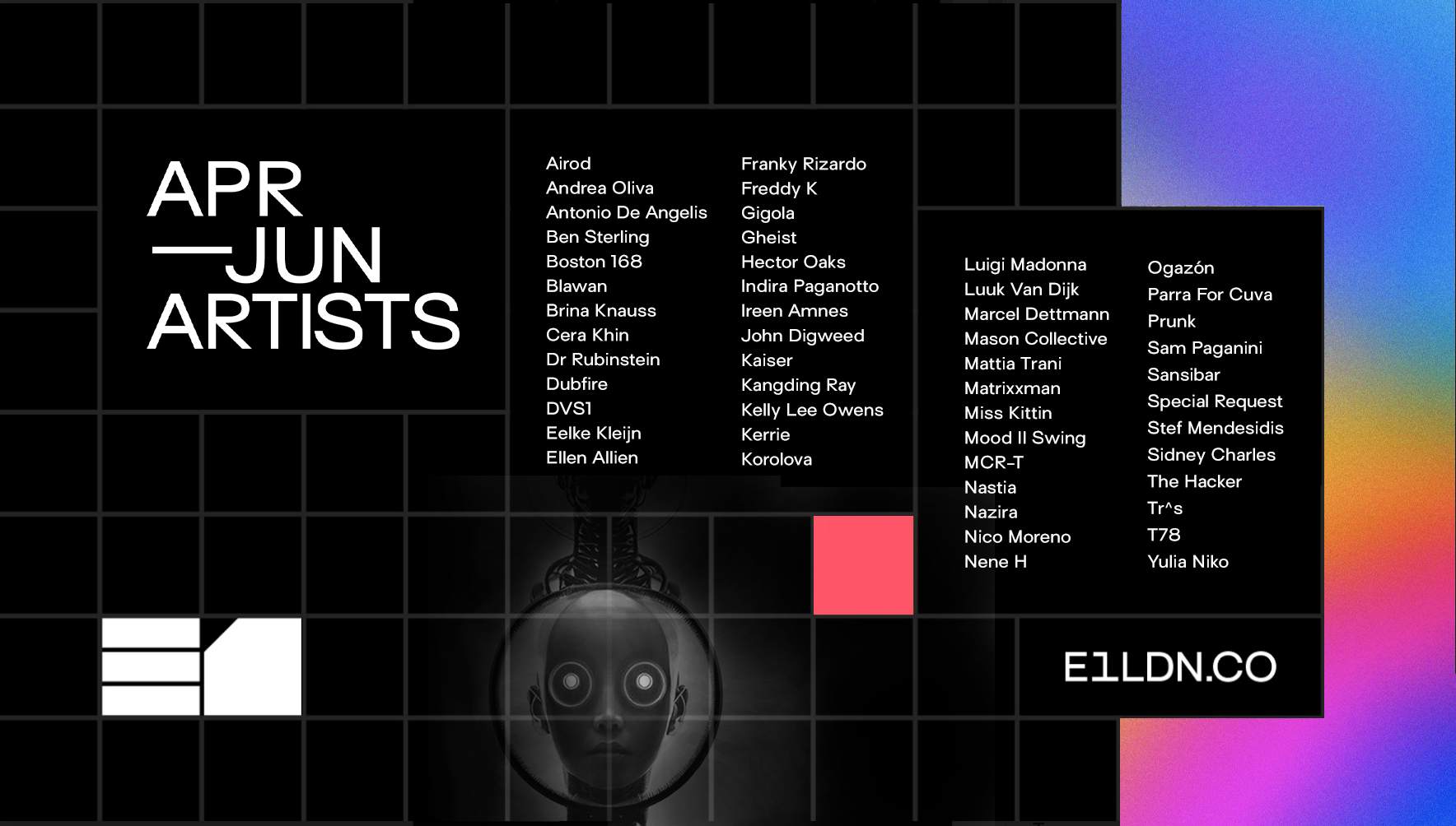 E1 presents: DVS1 (4 hour set), Rrose, Akua - Flyer back