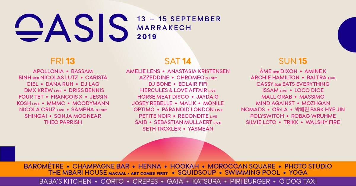 Oasis Festival 2019 - Página frontal