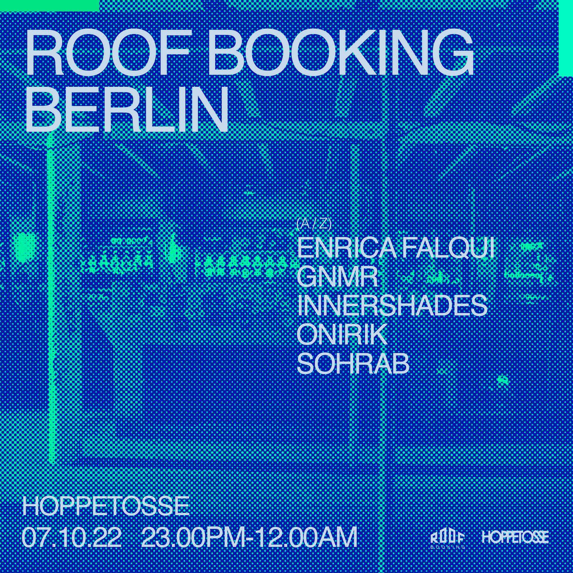 Roof Booking Berlin - フライヤー表