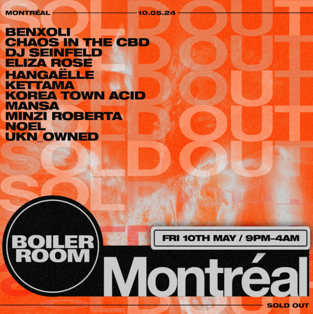 Boiler Room: Montréal | Friday - Página frontal