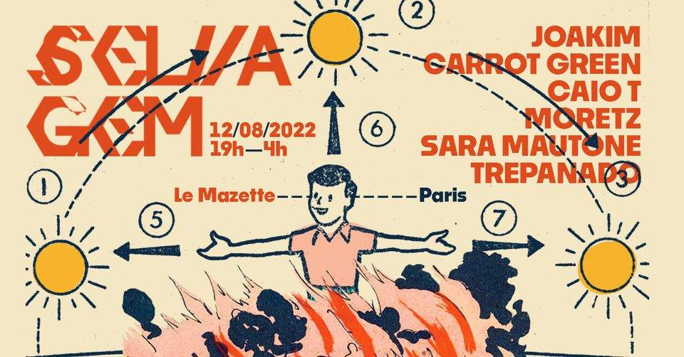 Le Mazette ~ SELVAGEM invite Joakim, Carrot Green, Caio T, Moretz, Sara Mautone & Trepanado - Página frontal