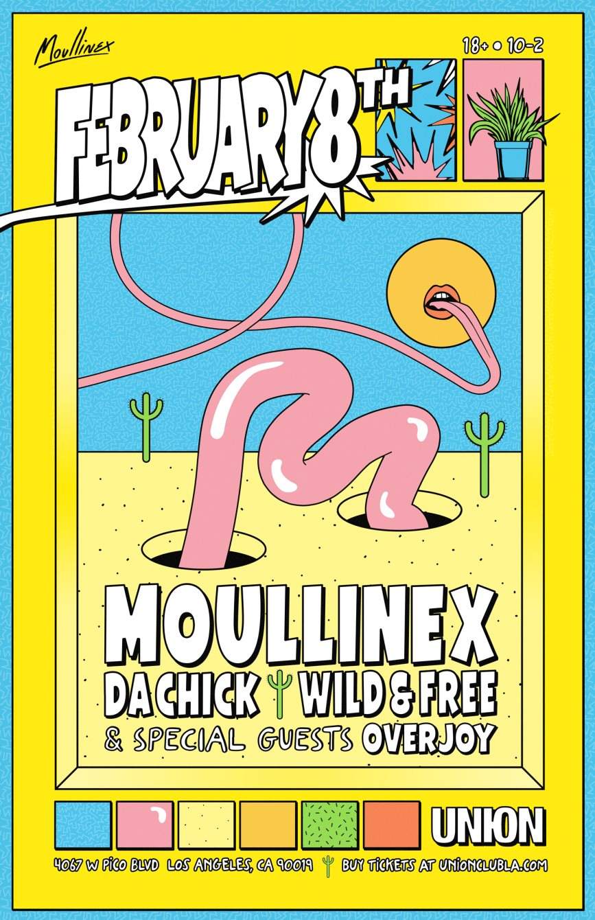 Moullinex, Da Chick, Wild & Free, Overjoy - Página frontal