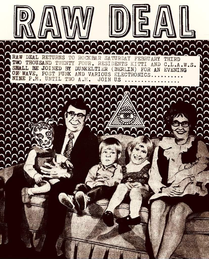 Raw Deal - フライヤー表