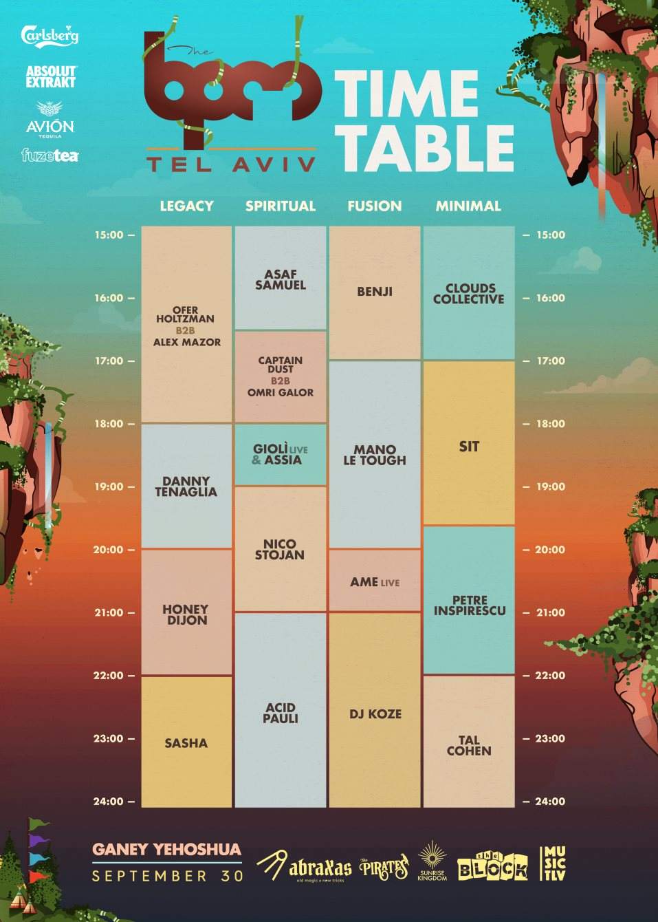 The BPM Festival: Tel Aviv 2019 - Página trasera