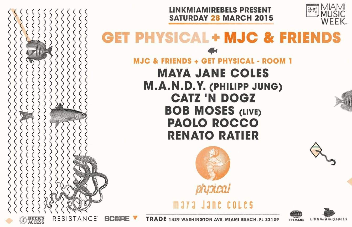 MoodNIGHT - Get Physical - MJC & Friends - フライヤー裏
