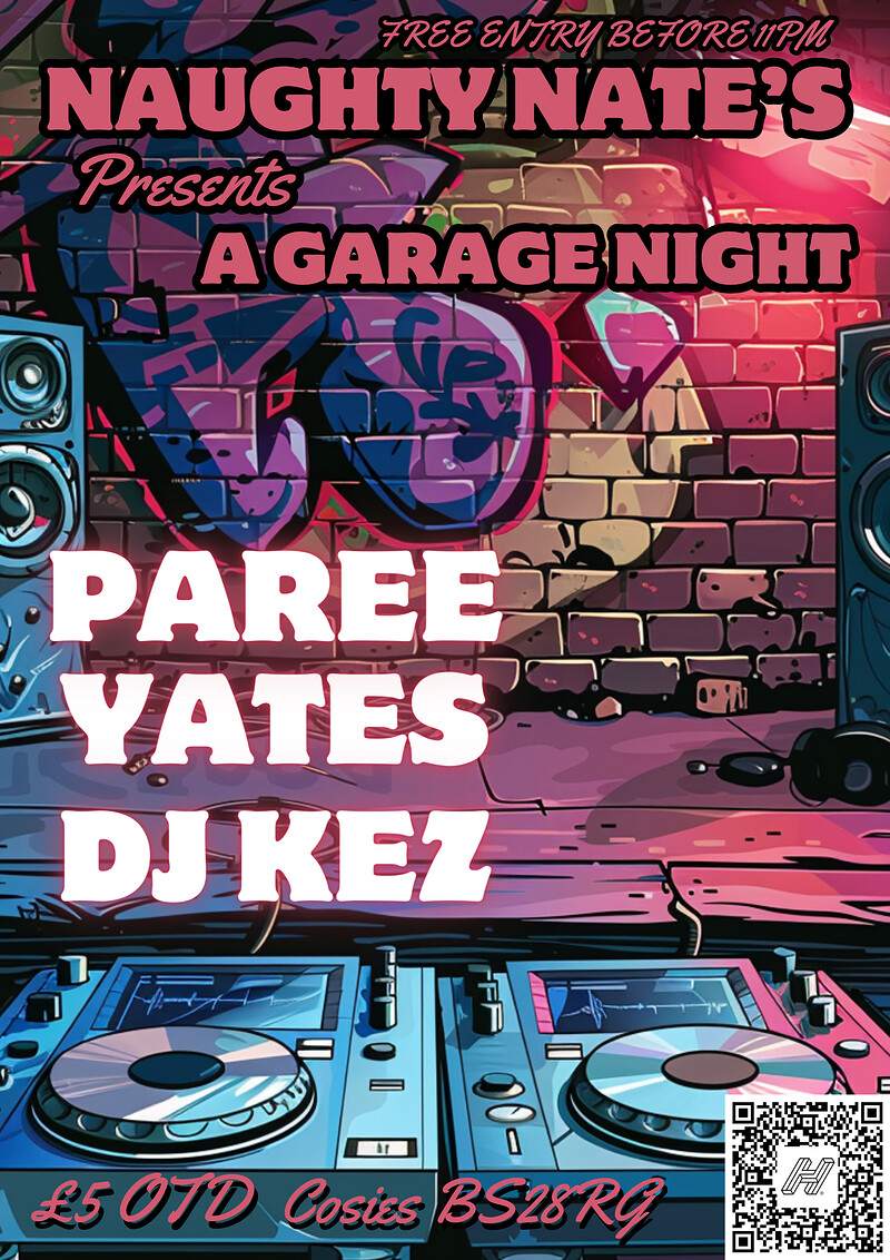 Naughty Nate Presents: A Garage Night - Página frontal