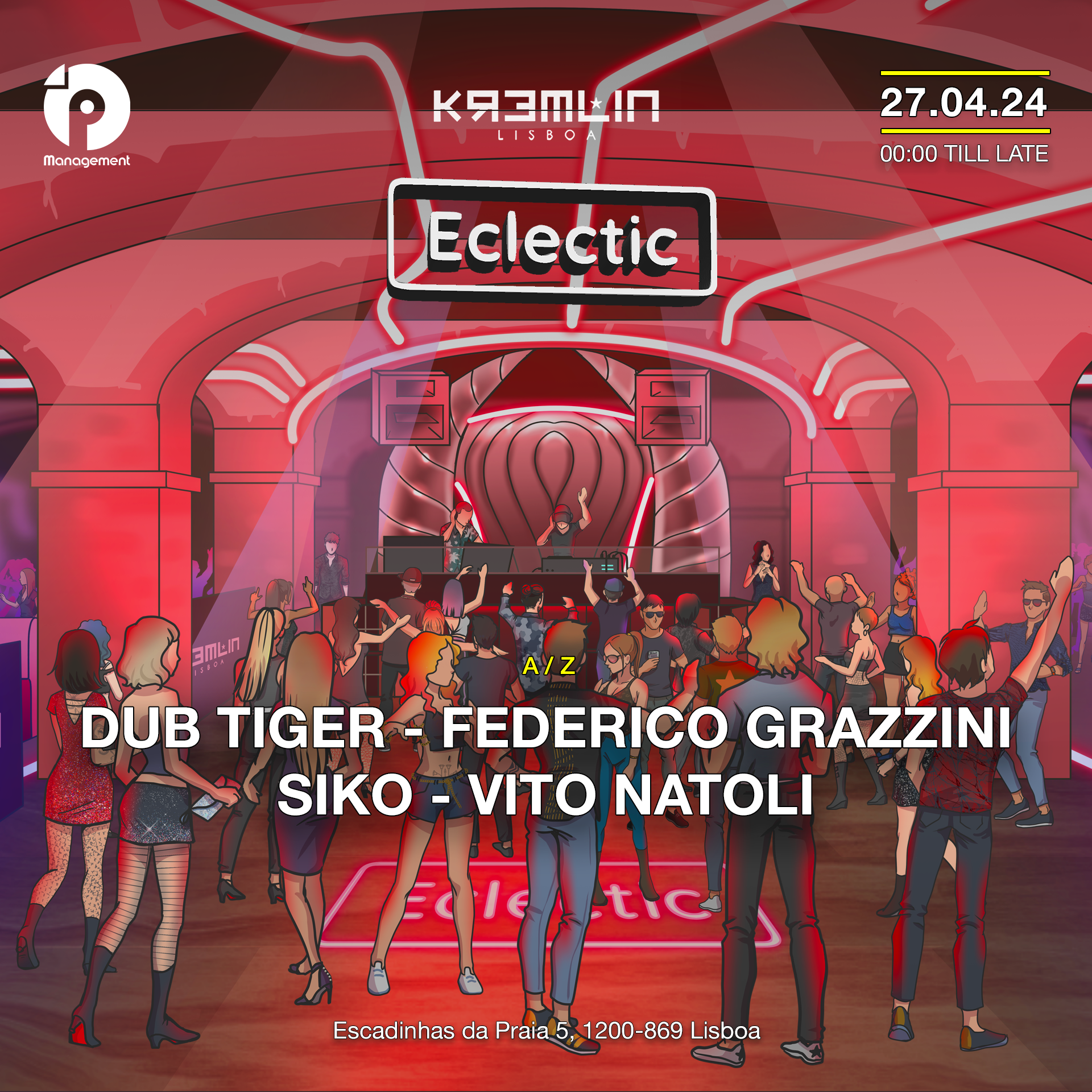 Eclectic: Federico Grazzini, Vito Natoli, Siko, Dub Tiger - Página frontal