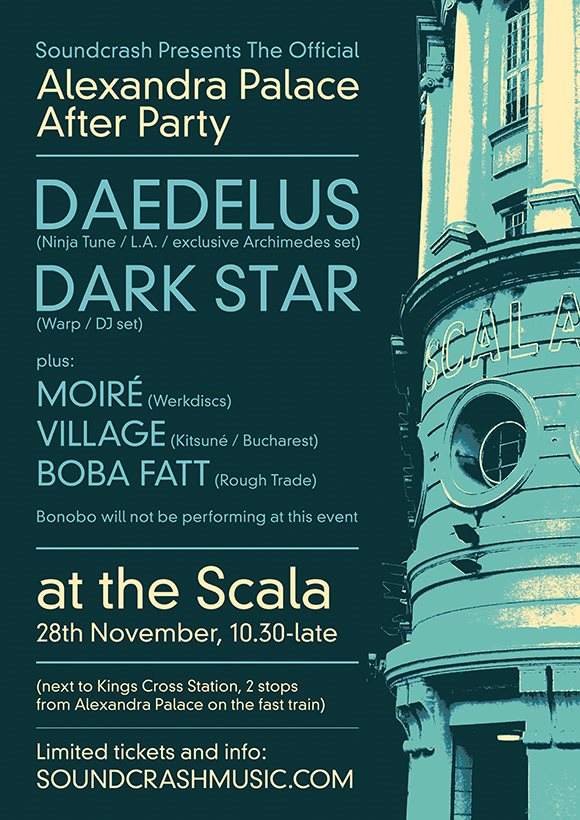 The Official Alexandra Palace After Party - Daedelus - Dark Star - Página frontal