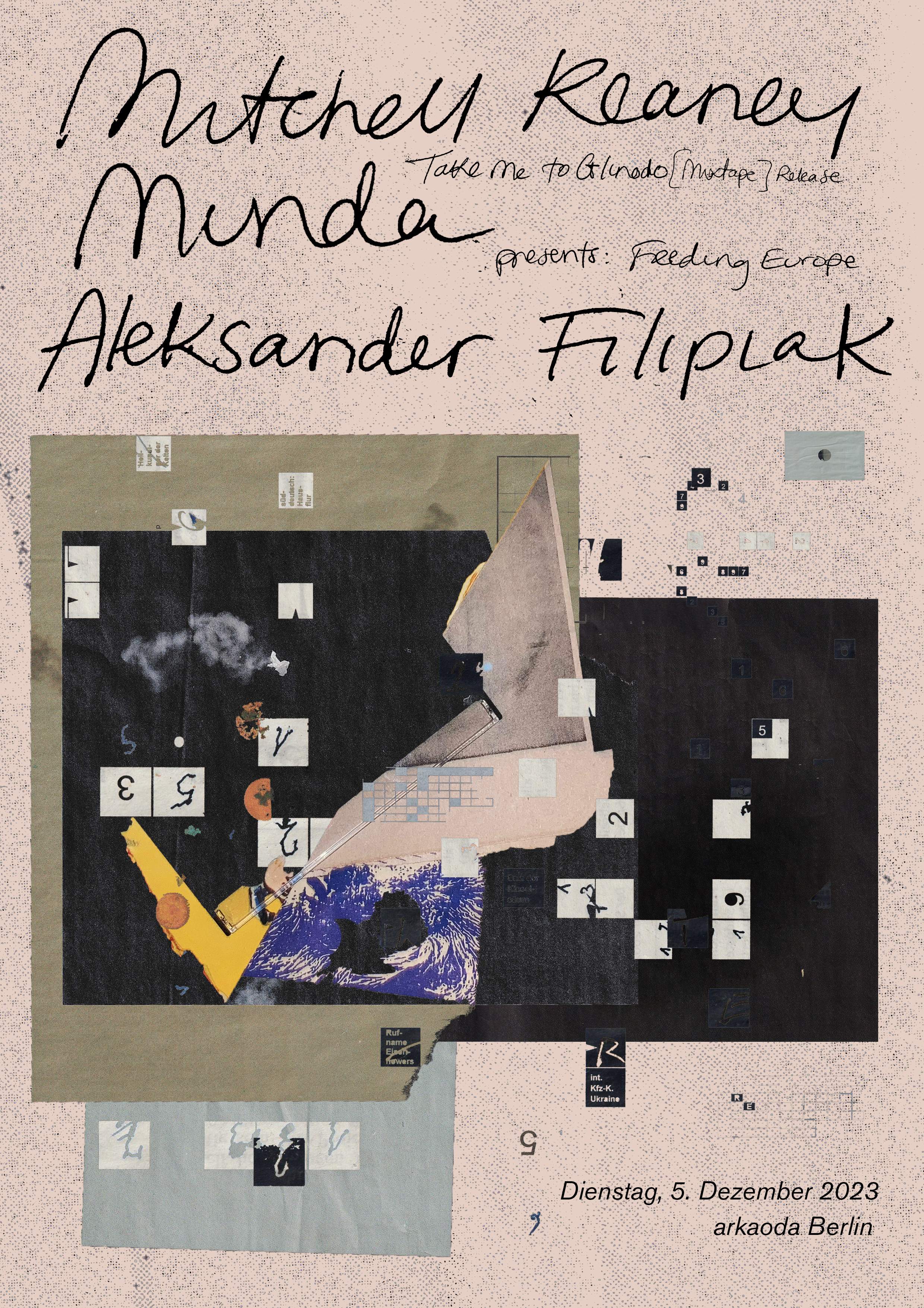Mitchell Keaney / Munda / Aleksander Filipiak at arkaoda Berlin