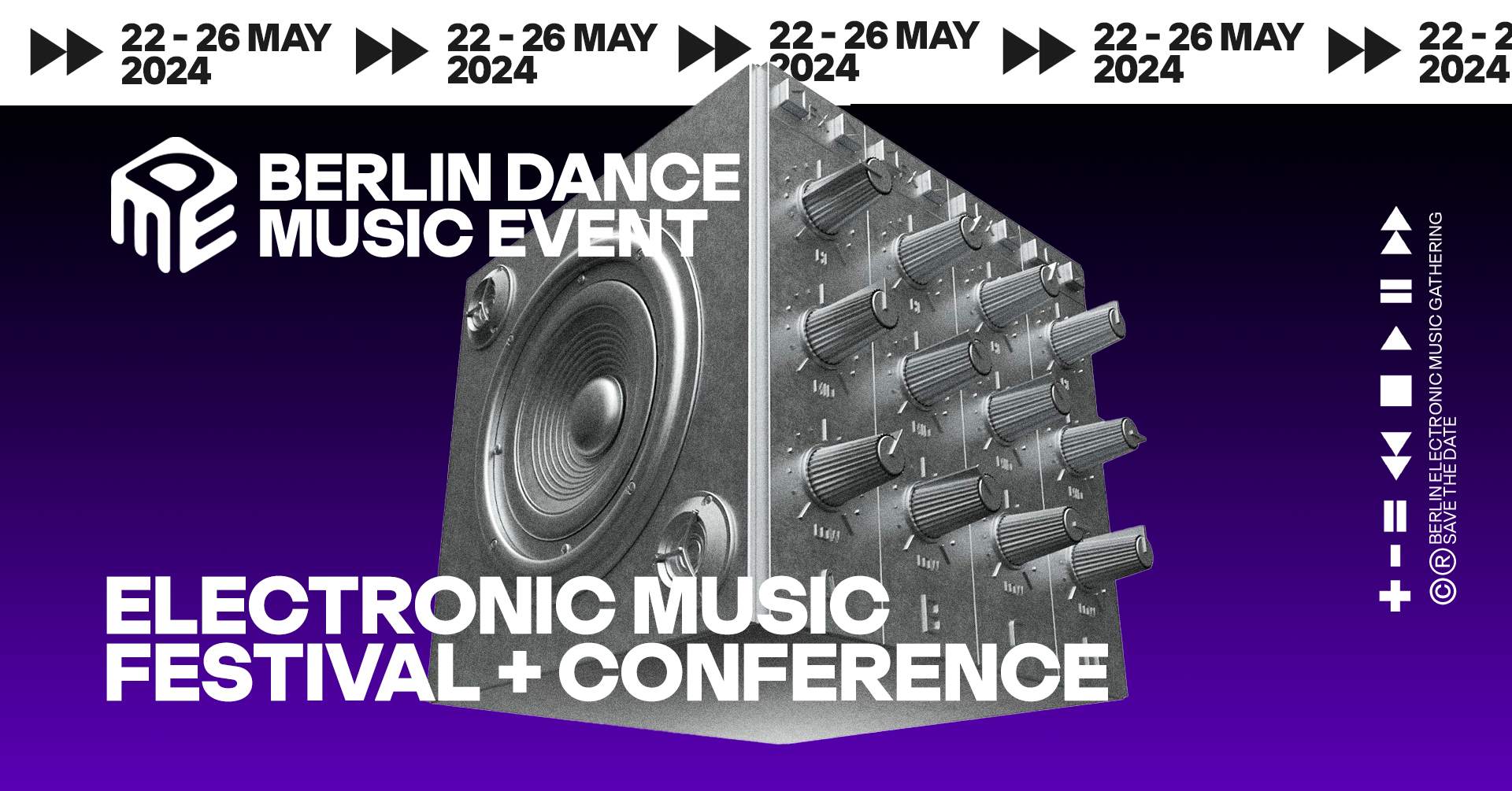 Berlin Dance Music Event 2024 - フライヤー表