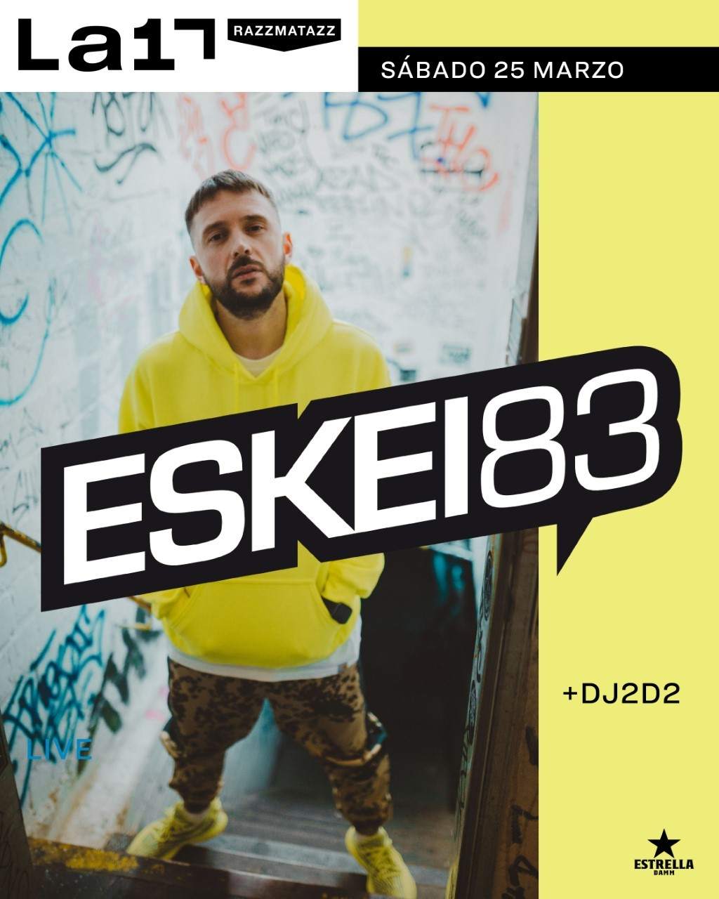 LA1 presenta: ESKEI83 + DJ2D2  - Página frontal