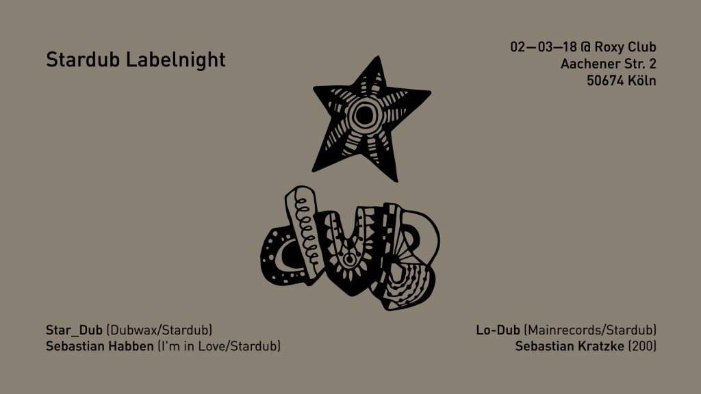 Stardub Labelnight - フライヤー表