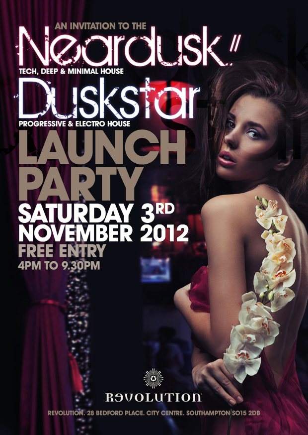 Neardusk//Duskstar Launch Party  - Página frontal