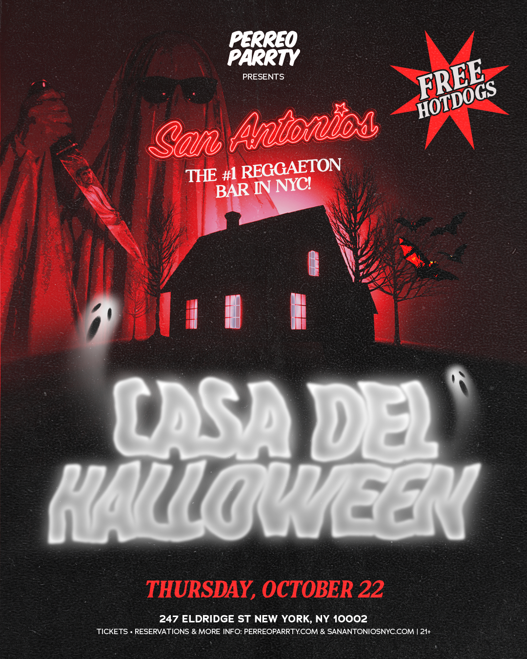 Casa del Halloween - Reggaeton Party Cocktail Bar en San Antonios, New ...