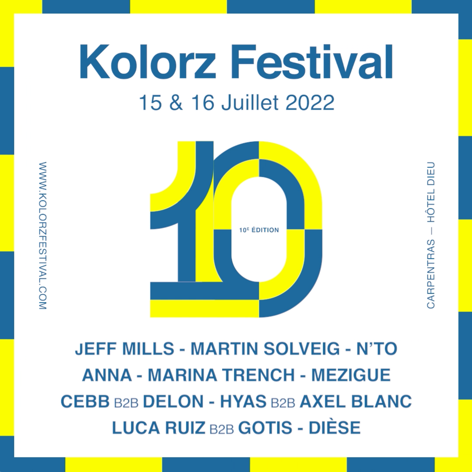 Kolorz Festival • 10ème Anniversaire - フライヤー裏