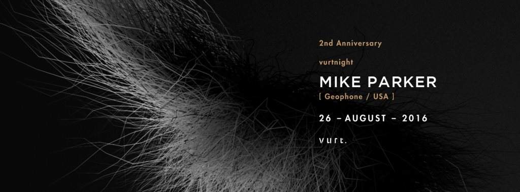 Vurt. 2nd Anniversary - Vurtnight with Mike Parker - フライヤー裏