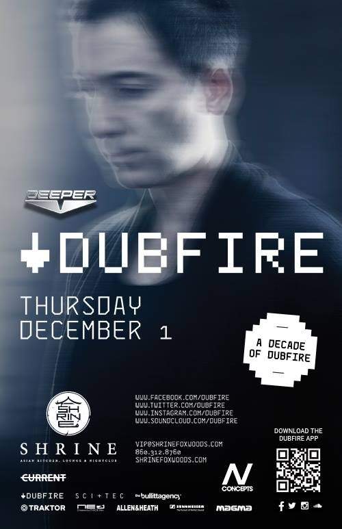 Dubfire - フライヤー表