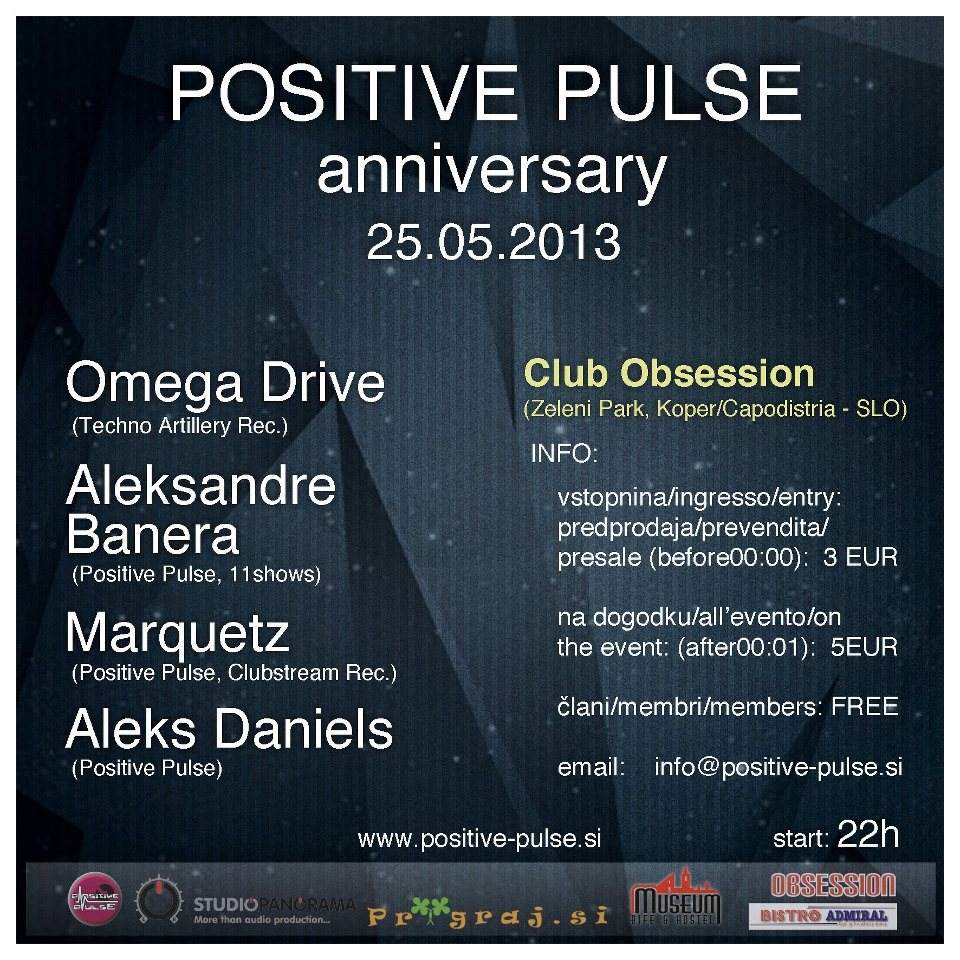 Positive Pulse Anniversary - Página trasera