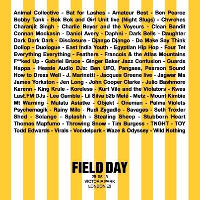 Field Day 2013 - Página frontal
