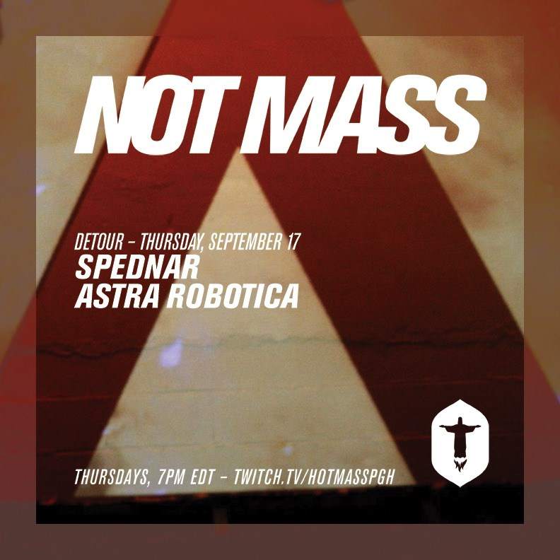 Not Mass: DETOUR with Spednar and Astra Robotica - Página frontal